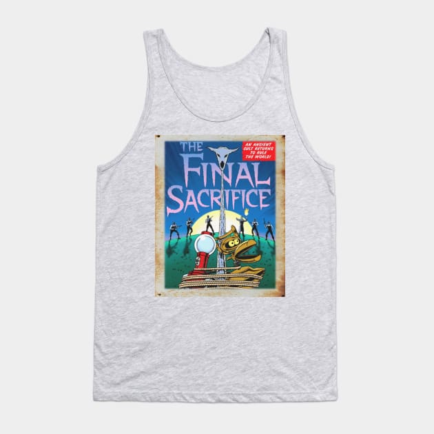 Mystery Science Rusty Barn Sign 3000 - Final Sacrifice Tank Top by Starbase79